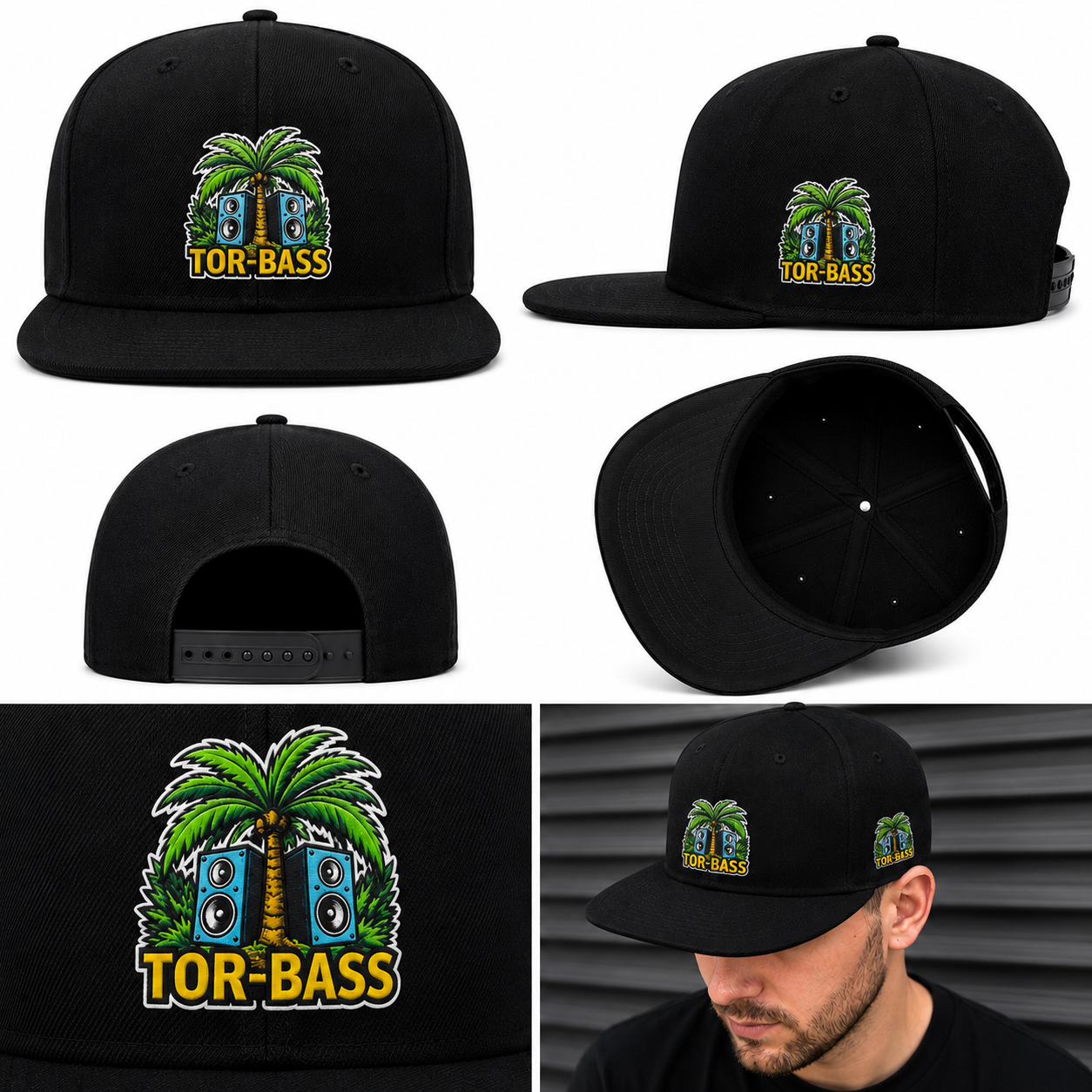 TOR-BASS Snapback Cap