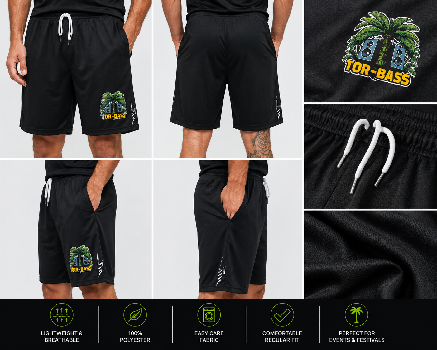 TOR-BASS Performance Shorts